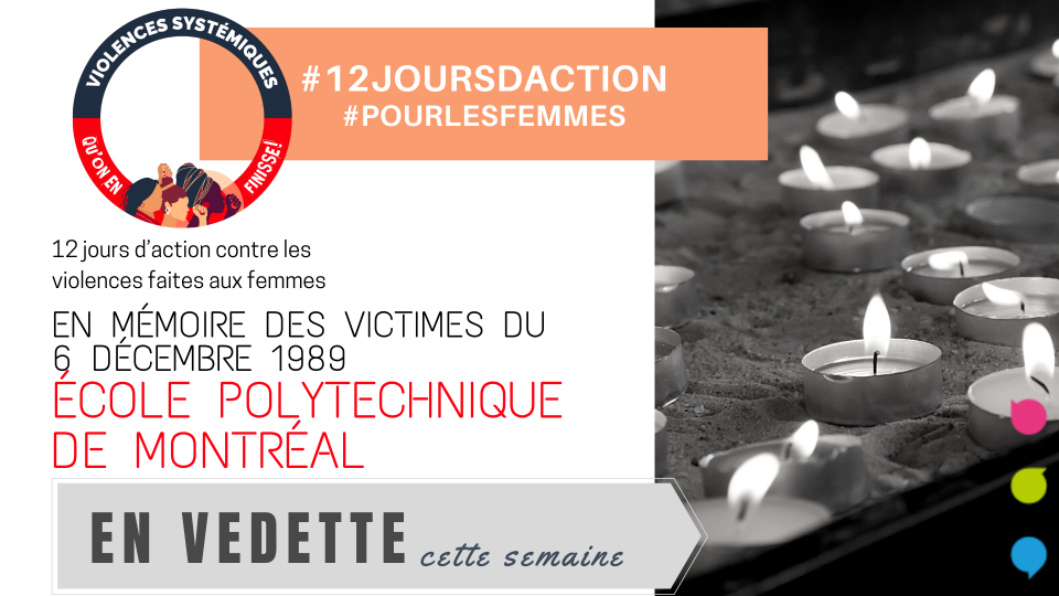 En vedette : 12 jours d'action contre les violences faites aux femmes